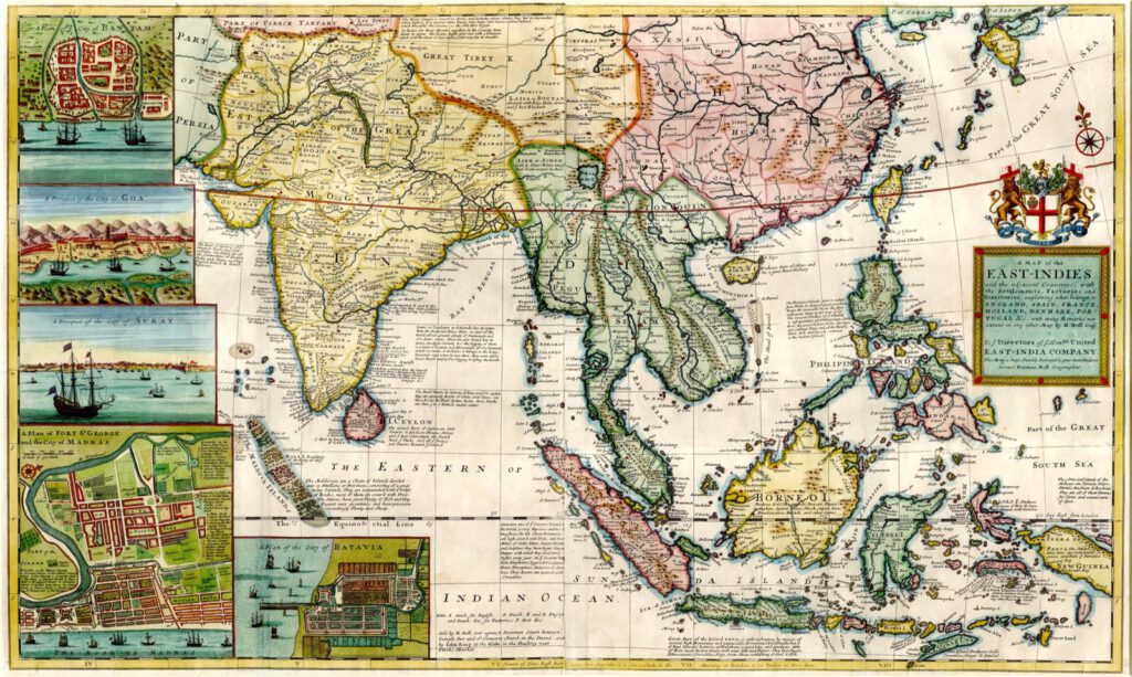 Herman Moll, East Indies map